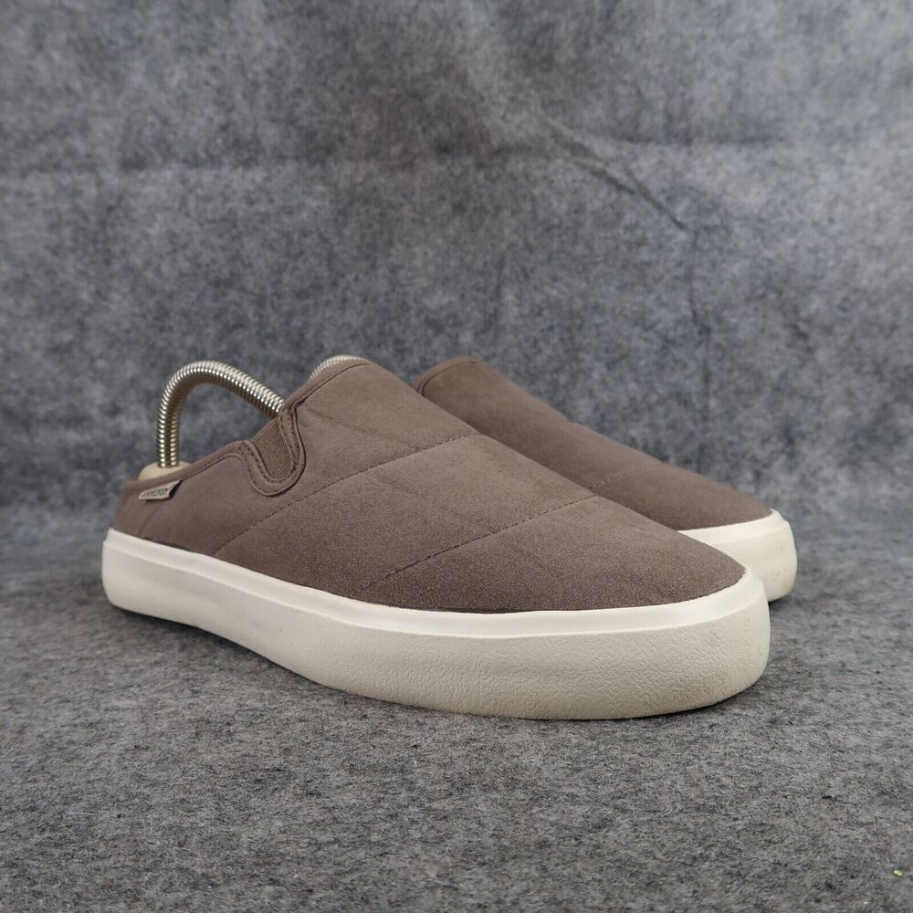 Staheekum Shoes Womens 8 Slip On Mule Sneakers Casual Lifestyle Taupe Faux Fur